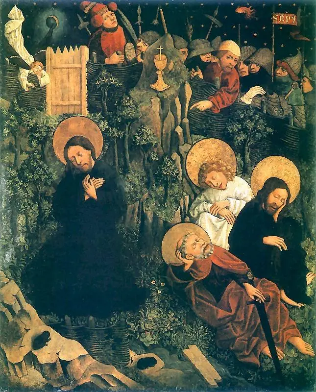 Augustinian Polyptych: Prayer in Gethsemane, by Nicolaus Haberschrack