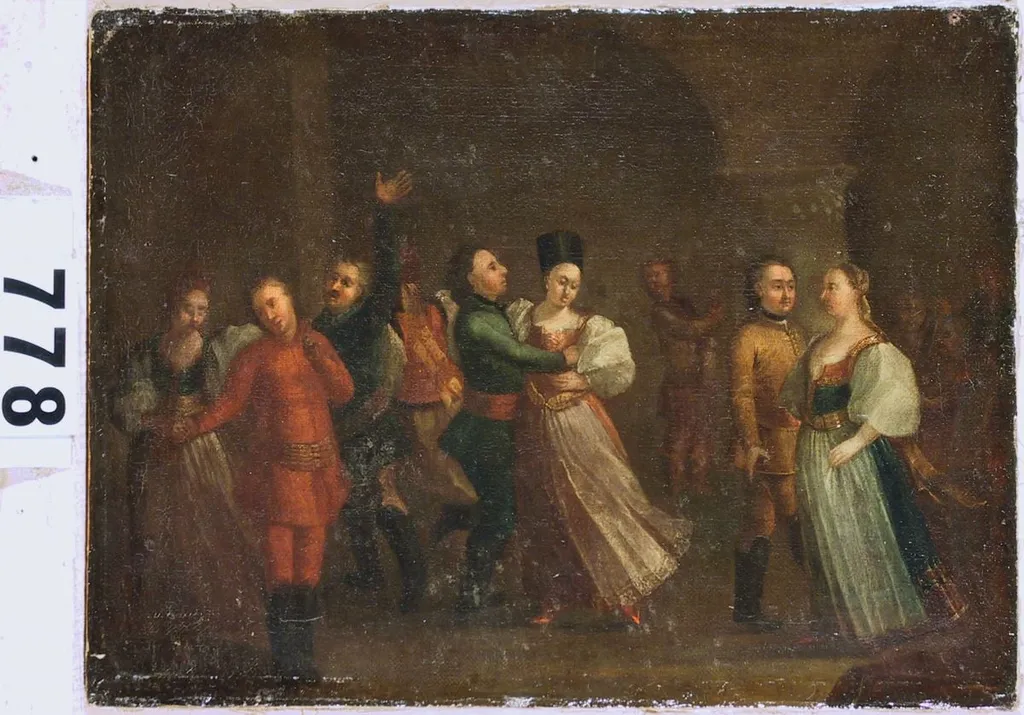 Petrecere cu dans, by Nicolaus Müller, unspecified