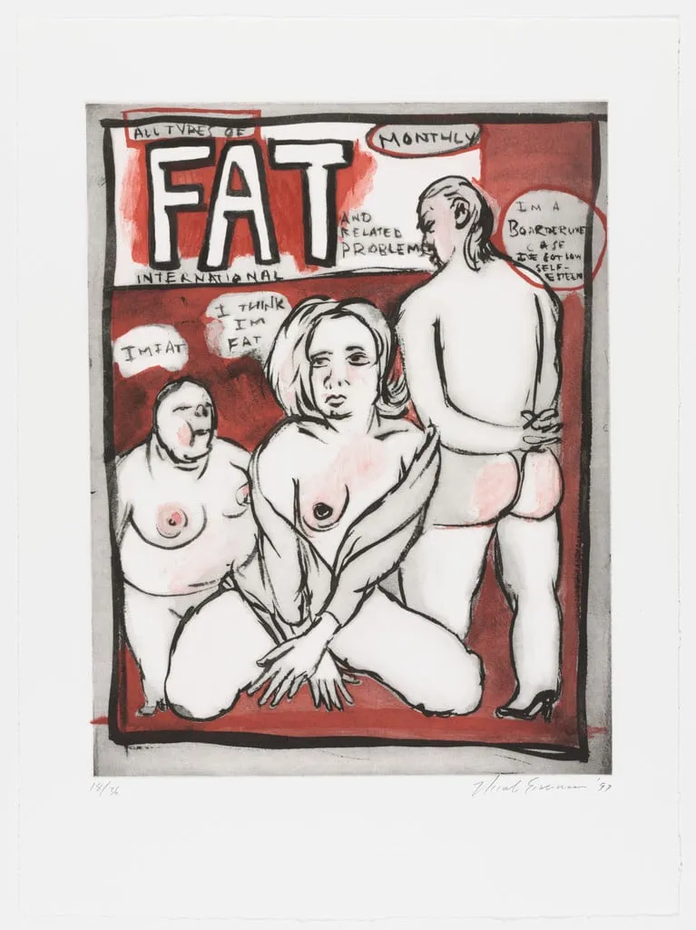 Untitled, by Nicole Eisenman, ink, 1997