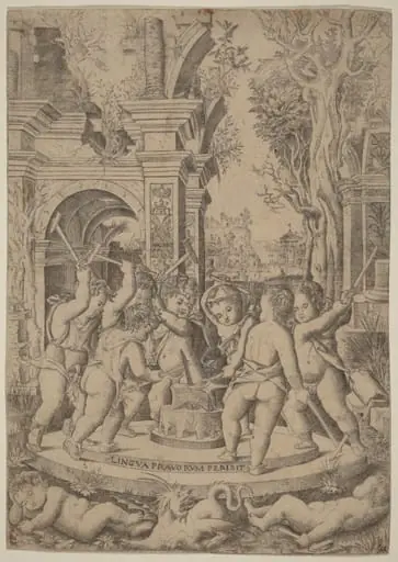 Fate of an Evil Tongue, by Nicoletto da Modena