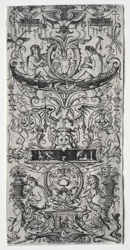 Ornament Panel Inscribed Victoria Augusta, by Nicoletto da Modena