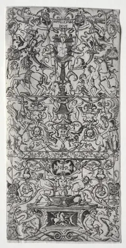 Ornament Panel: Mars, God of Battles, by Nicoletto da Modena