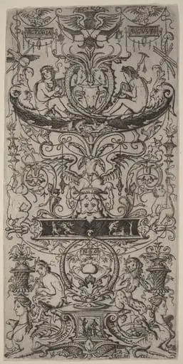 Ornament Panel: Victoria Augusta, by Nicoletto da Modena