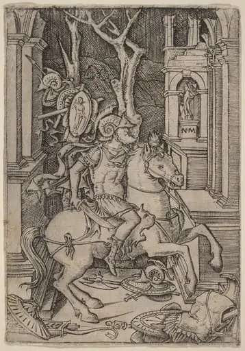 Roman Warrior, by Nicoletto da Modena