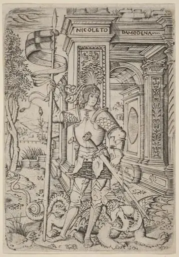 Saint George, by Nicoletto da Modena