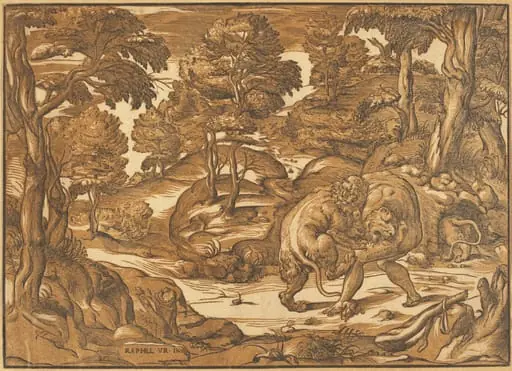 Hercules and the Nemean Lion, by Nicolò Boldrini