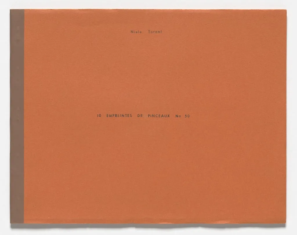 Untitled, by Niele Toroni, ink, 1973