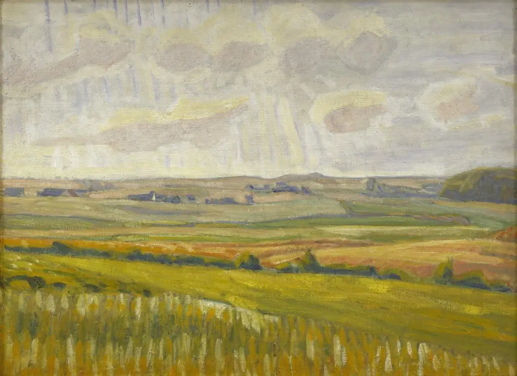 Asminderup bakker mod lyset, by Niels Larsen Stevns