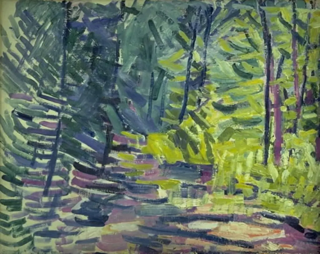 Forest Picture, by Niels Larsen Stevns