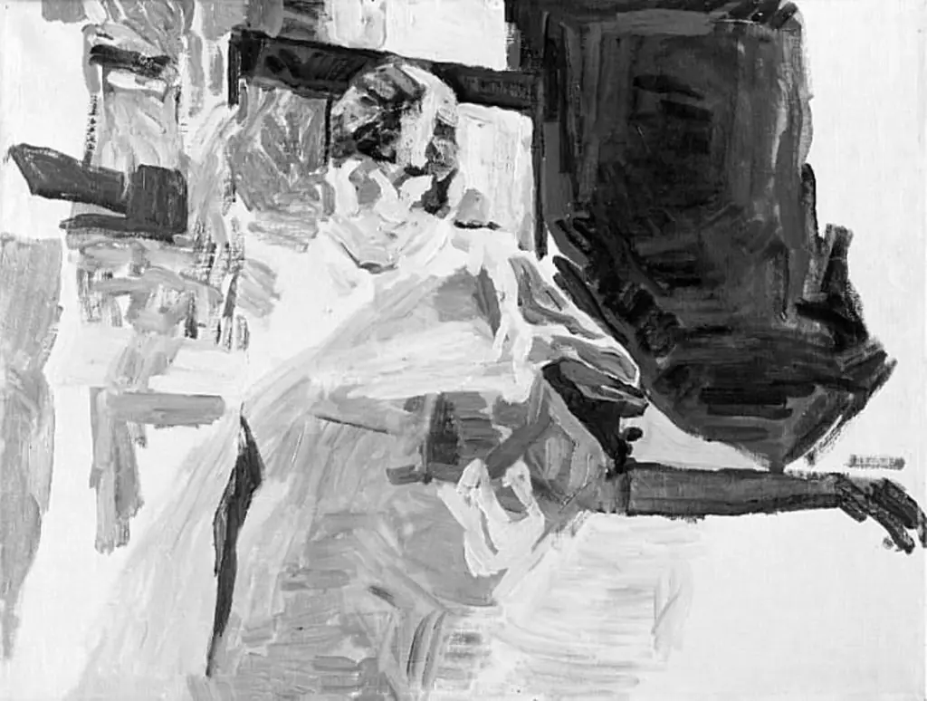 Interior with Figure, by Niels Larsen Stevns