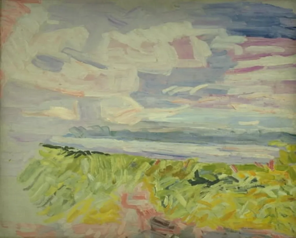 Lake Bagsværd, by Niels Larsen Stevns, oil, 1941