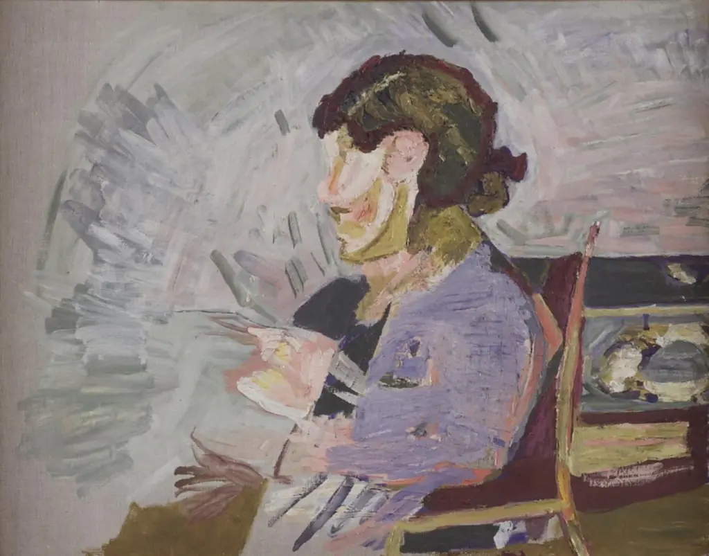 Profile of a Figure, by Niels Larsen Stevns