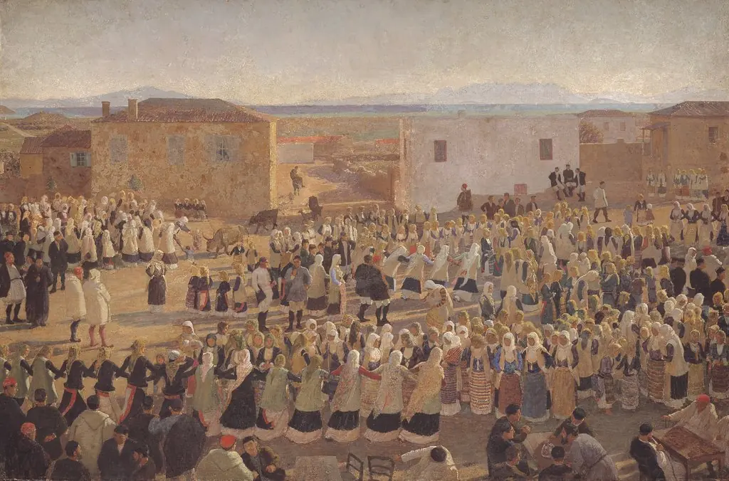 Kvindedansen i Megara, by Niels Skovgaard
