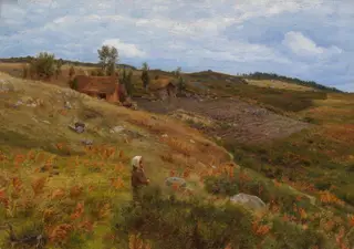 Mökki Hallandissa, by Niels Skovgaard, 1908