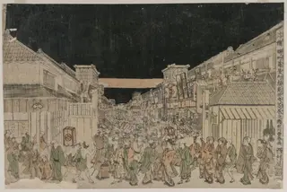 Night Scene, Street of Theatres