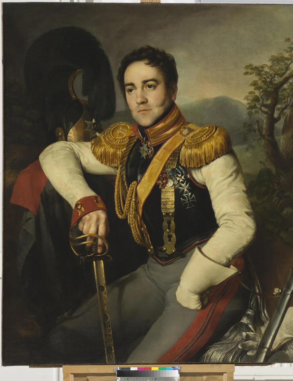 Vladimir Stepanovich Apraksin, by Nikifor Krylov, oil, 1829