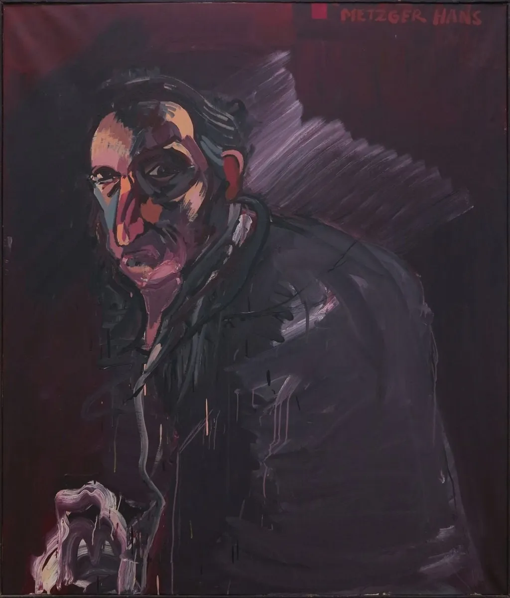Hasenböhler, Niklaus - Malerei, Metzger Hans, by Niklaus Hasenböhler, unspecified, 1982