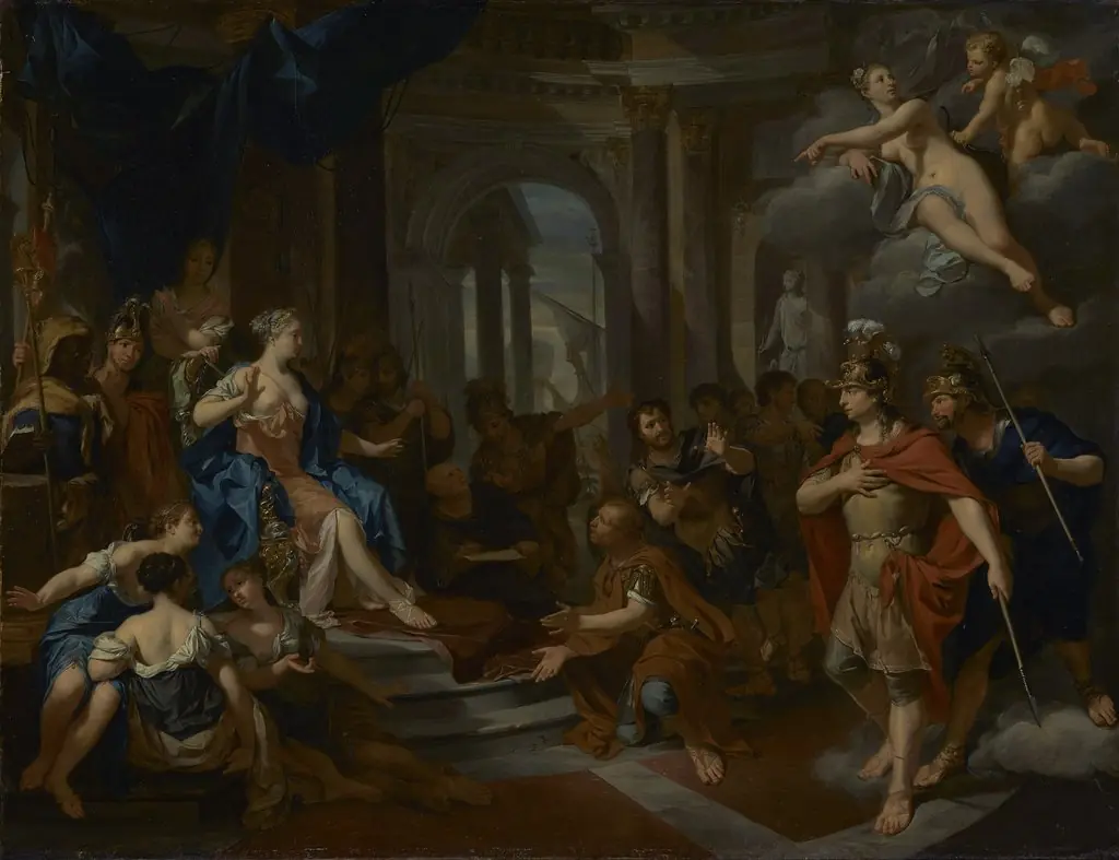 Dido and Aeneas, by Nikolaas Verkolje