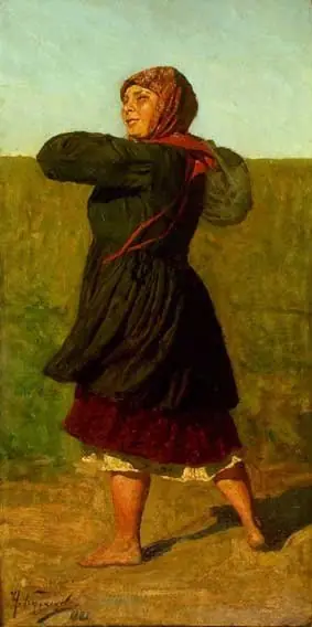 Peasant woman (1882), by Nikolai Dmitriyevich Kuznetsov