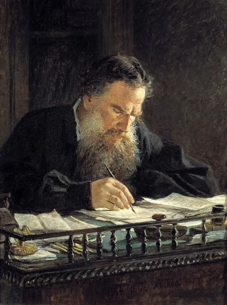 Porträt des Leo Tolstoy