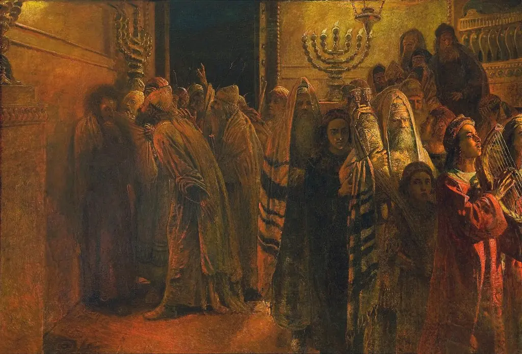 The Judgment of the Sanhedrin: He is Guilty!, by Nikolai Ge