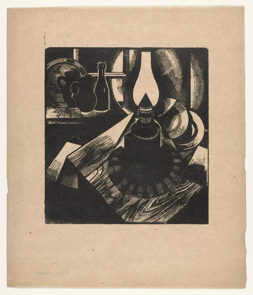 Untitled, by Nikolai Kupreianov, ink, 1920