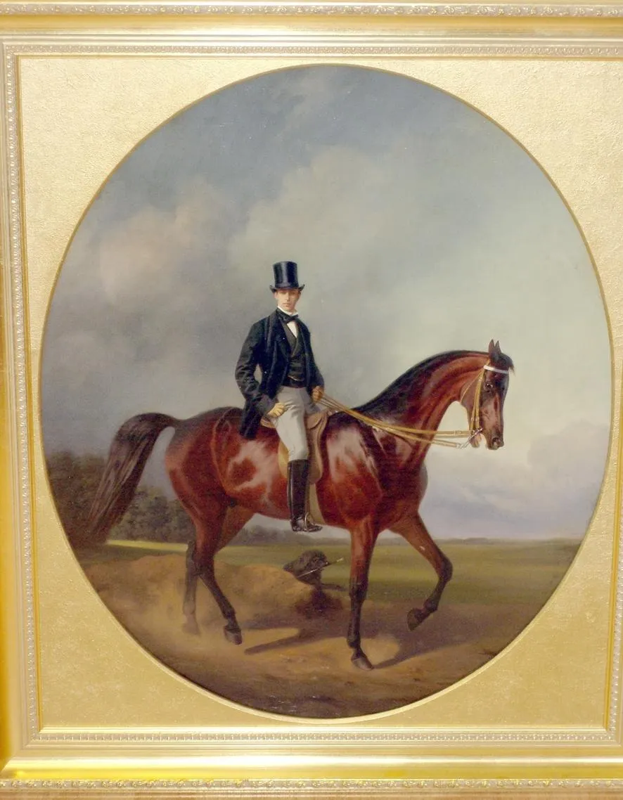 Portrait of I.P. Novosiltsev, by Nikolai Sverchkov, oil, 1845