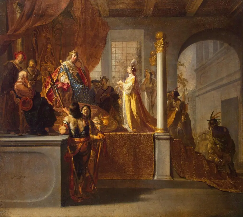 Queen of Sheba before Solomon, by Nikolaus Knüpfer
