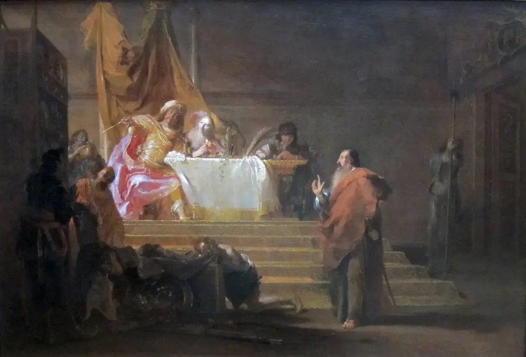 Solon before Croesus, by Nikolaus Knüpfer