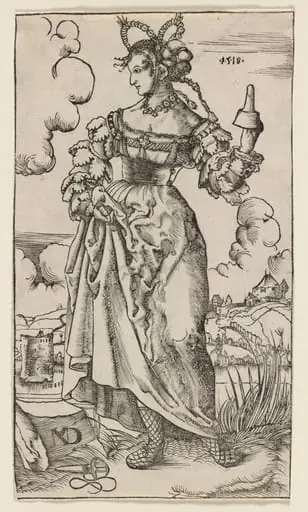 The Wise and Foolish Virgins: The Fifth Foolish Virgin, by Nikolaus Manuel Deutsch