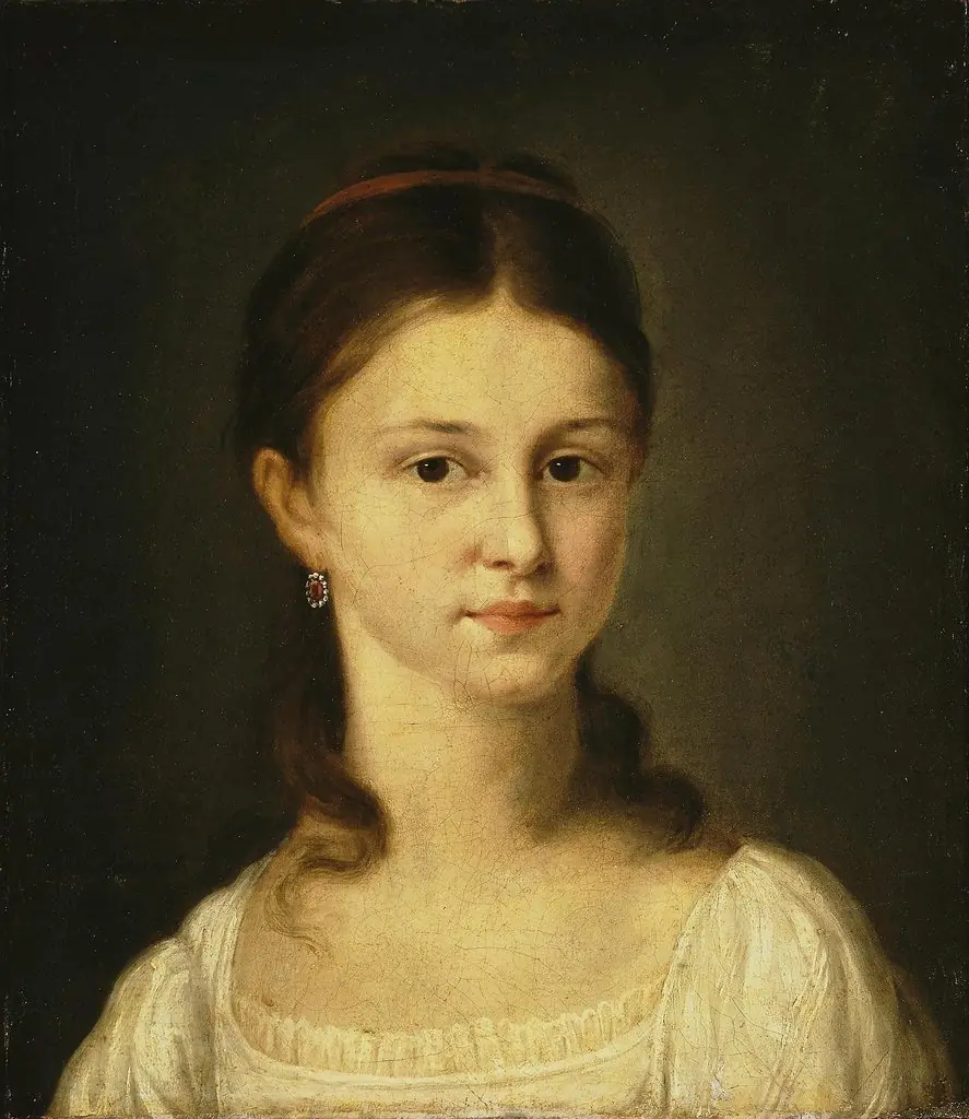 Portrait of Mrs Khvostova, by Nikolay Alekseev Syromyansky