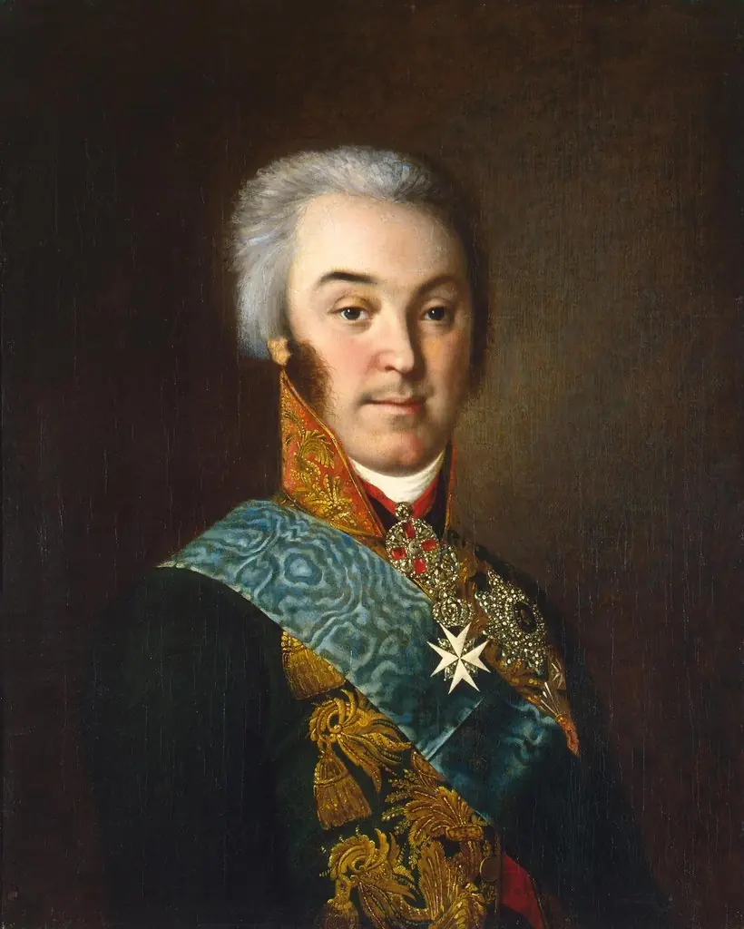Portrait of Count Nikolay Sheremetev, by Nikolay Argunov, 1800