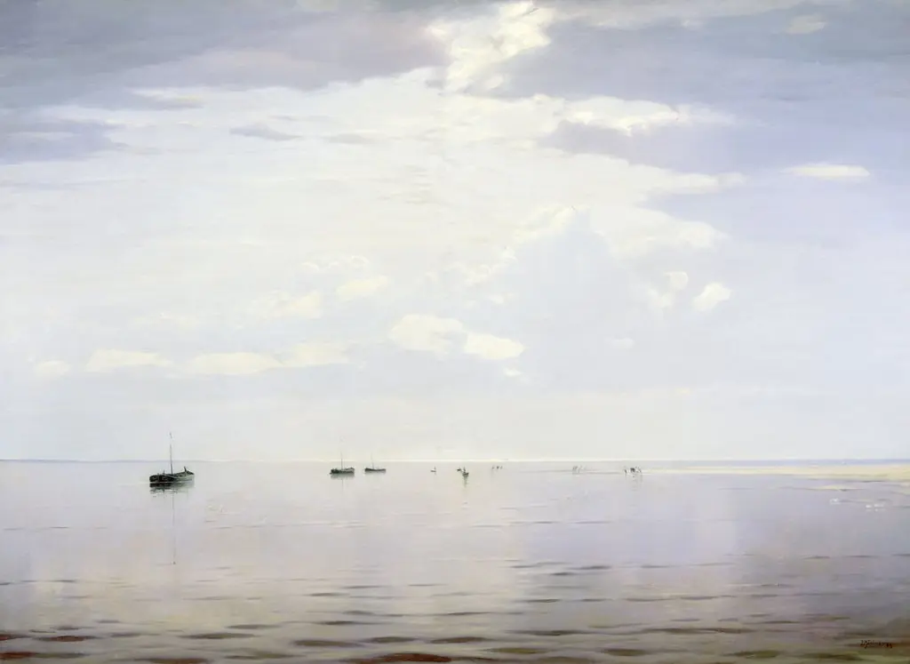 On the Volga, by Nikolay Nikanorovich Dubovskoy