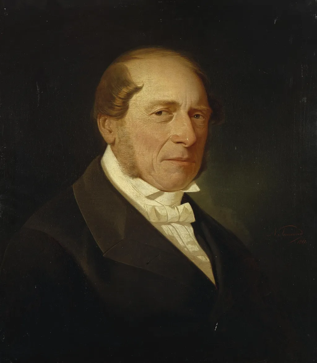 Portrait of I.S. Ebert, by Nikolay Sauerweid, oil, 1861