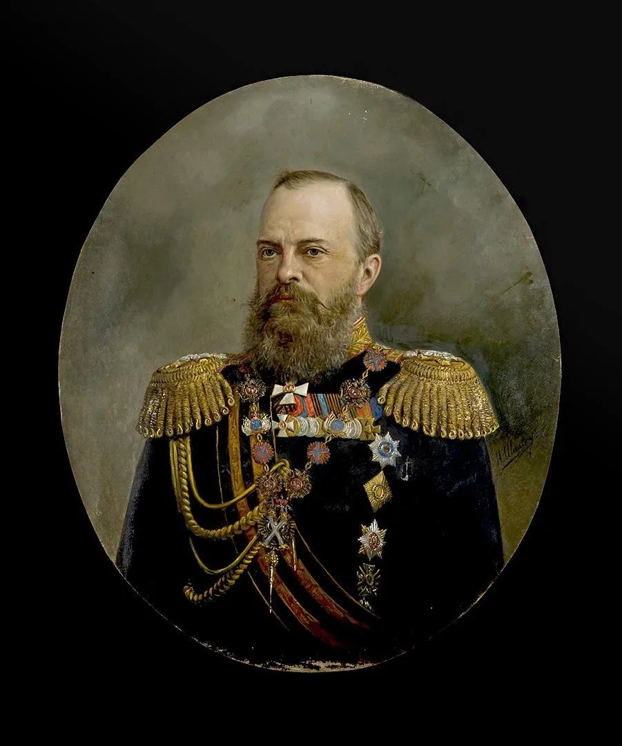 Portrait of Grand Duke Mikhail Nikolayevich, by Nikolay Shilder, oil, 1892