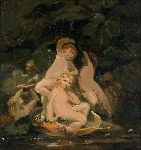 Nymfejä, by Nils Jakob Olsson Blommér