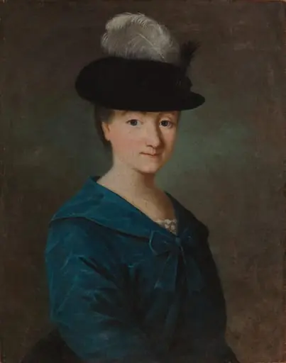 Christina Agatha Silfersparren muotokuva, by Nils Schillmark