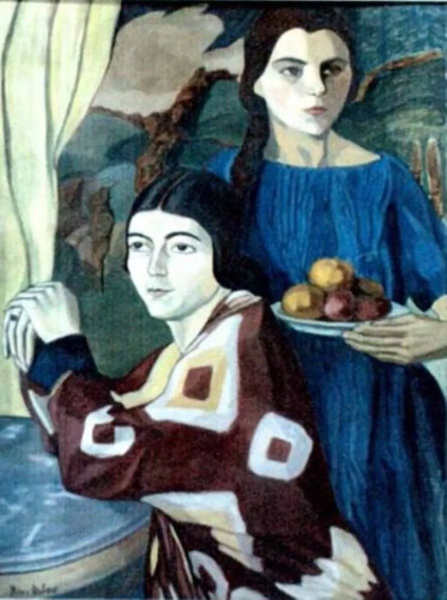 Două surori, by Nina Arbore, unspecified, 1925