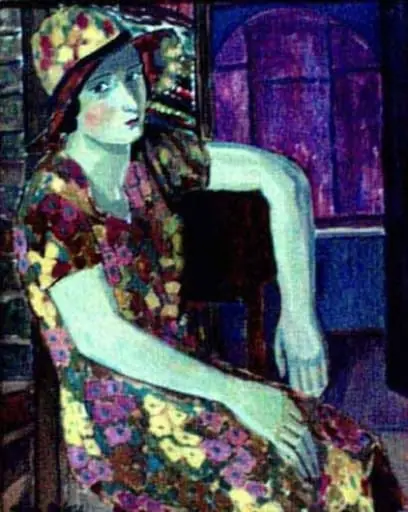 Portret de femeie, by Nina Arbore