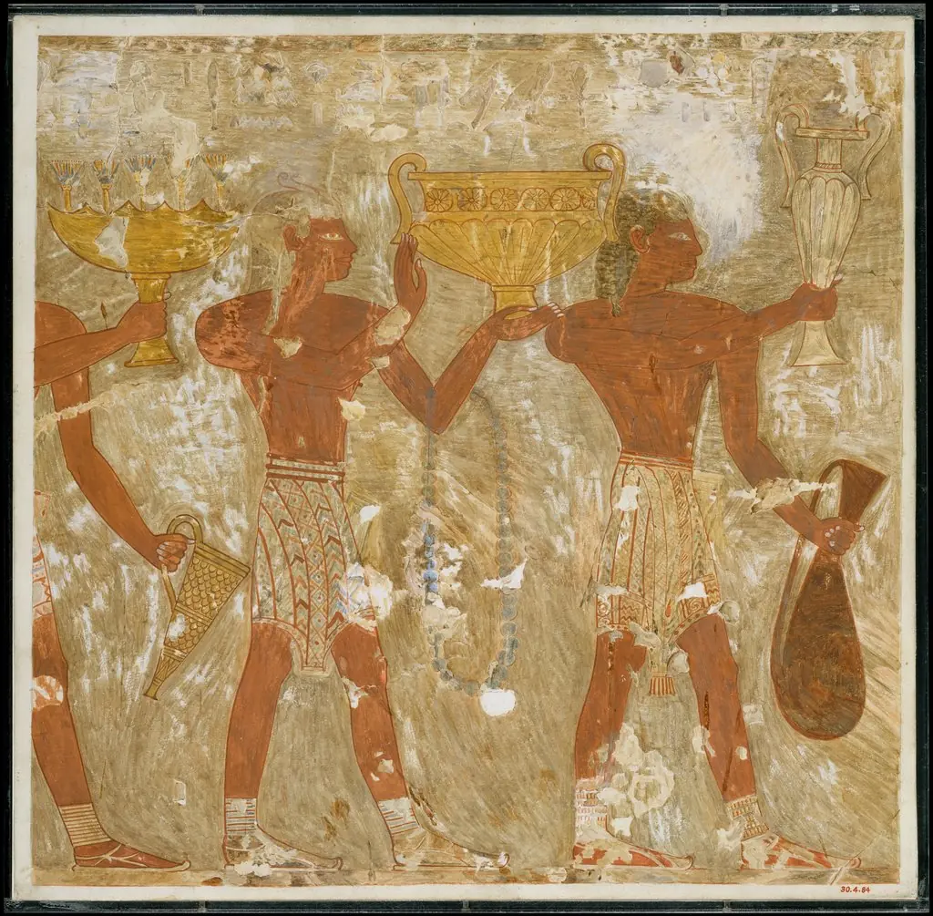 Cretans Bringing Gifts, Tomb of Rekhmire, by Nina M. Davies