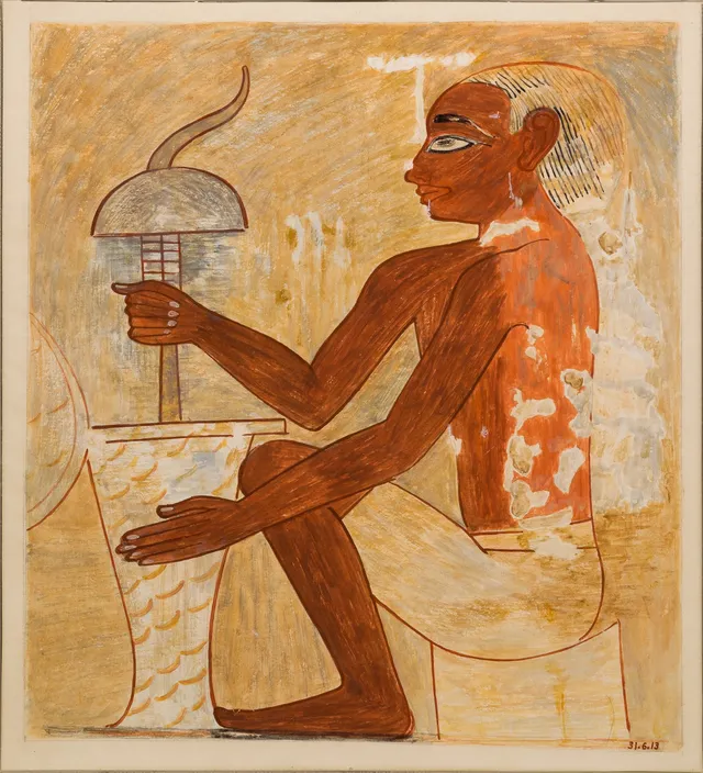 Drilling a Stone Vase, Tomb of Rekhmire
