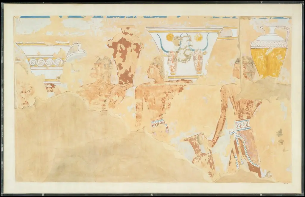 Fragmentary Scene of Foreigners, Tomb of Senenmut, by Nina M. Davies