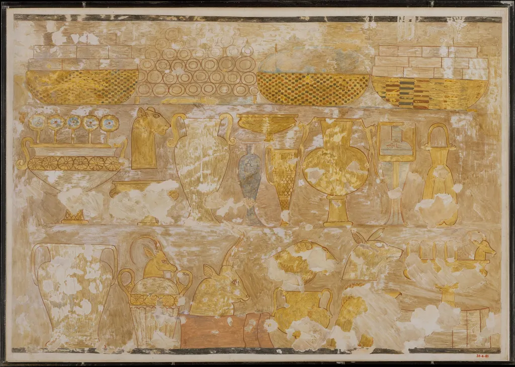 Gifts from the Keftiu, Tomb of Rekhmire, by Nina M. Davies, unspecified, 1490