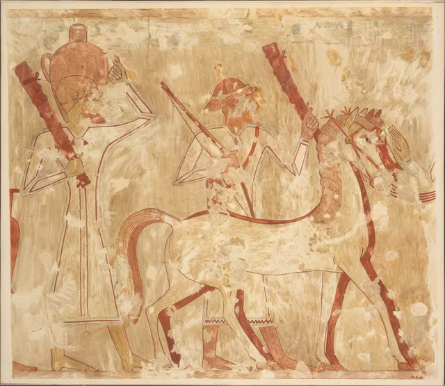 Syrians Bringing Horses, Tomb of Rekhmire