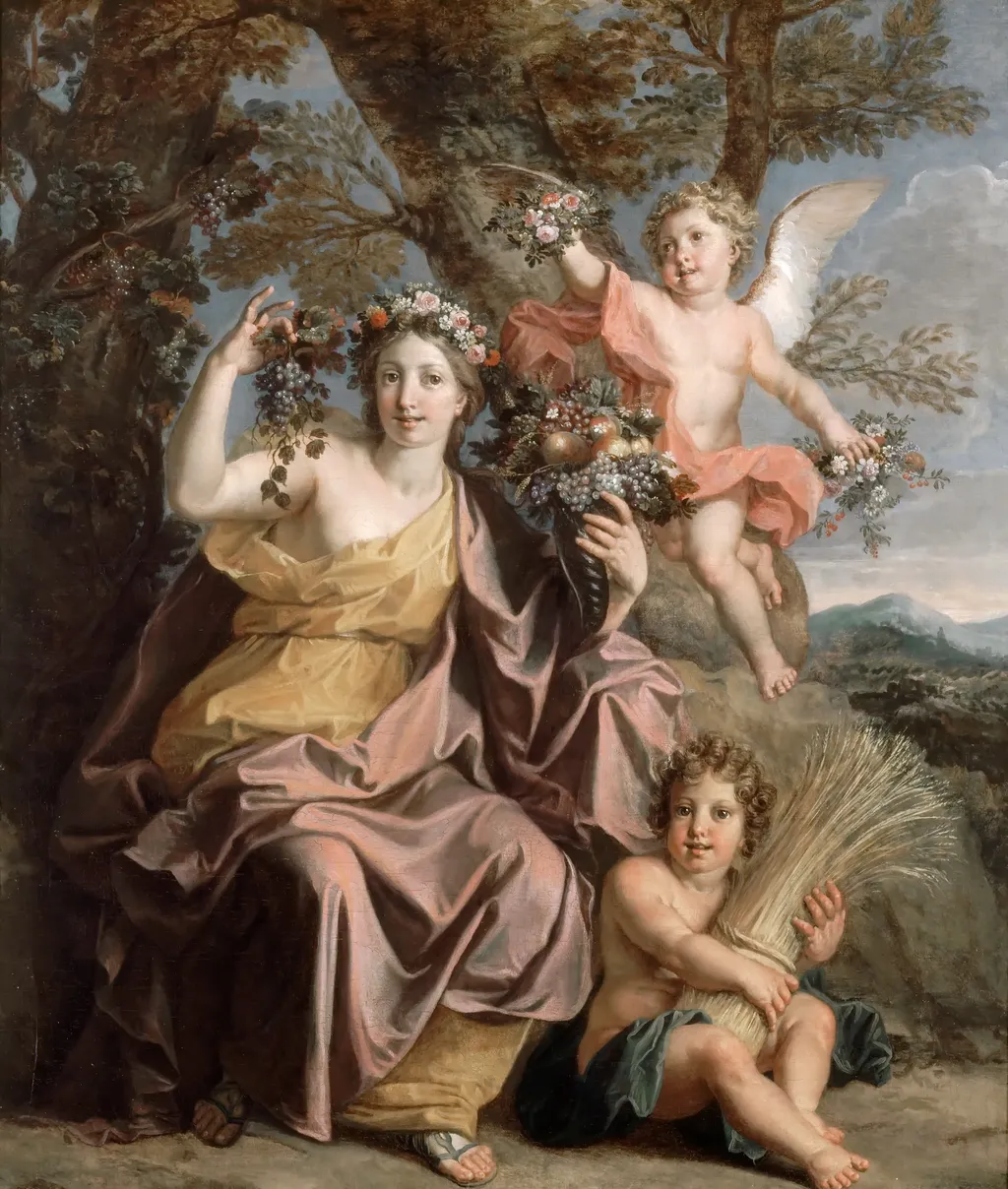 Abundance, by Noël Coypel, oil, 1701