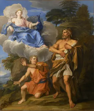 Story of Hercules - Juno and Hercules, by Noël Coypel, 1694