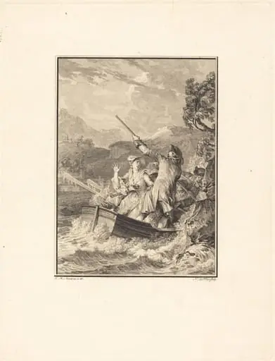 La barque, by Noël Le Mire
