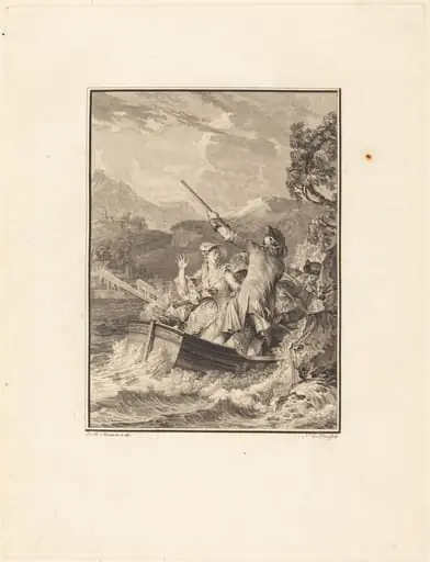 La barque, by Noël Le Mire