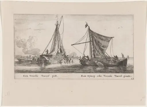 A "Friesland" Peatpot, and a "Dijnopschuit" or "Veense" Peatpot, by Nooms, called Zeeman, Reinier
