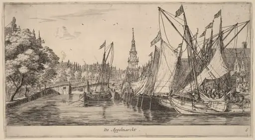 Appelmarkt (De Appelmarckt), by Nooms, called Zeeman, Reinier